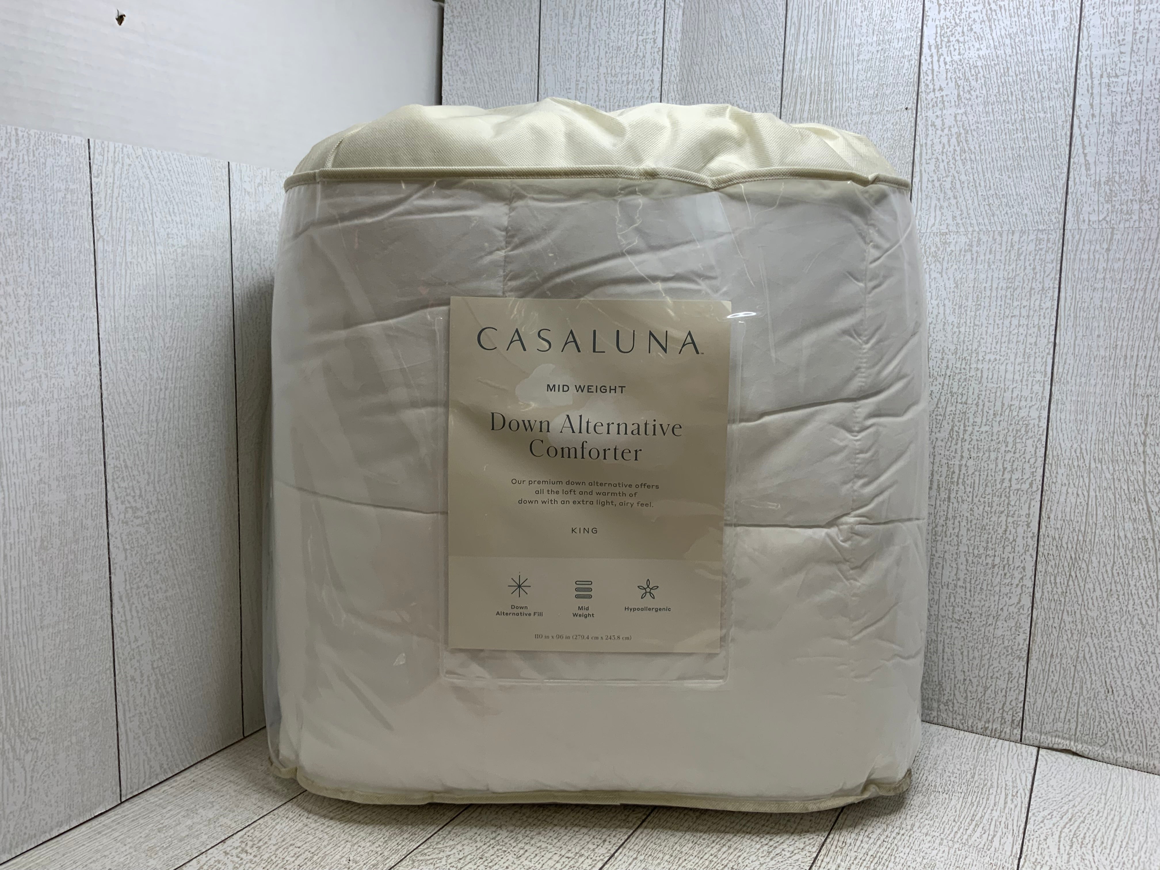 Casaluna Mid Weight Down Alternative Comforter -KING SIZE (8047682912494)